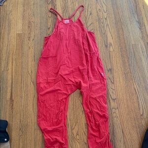 FP Movement by Free People Red Jumpsuit